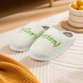 thumbnail image 4 of Taylors Slippers for Women Men,Cute House Slippers,Warm Plush Winter Slip on Comfy Bedroom Shoes,Indoor Comfy Fuzzy Fluffy Flat Slides, 4 of 6