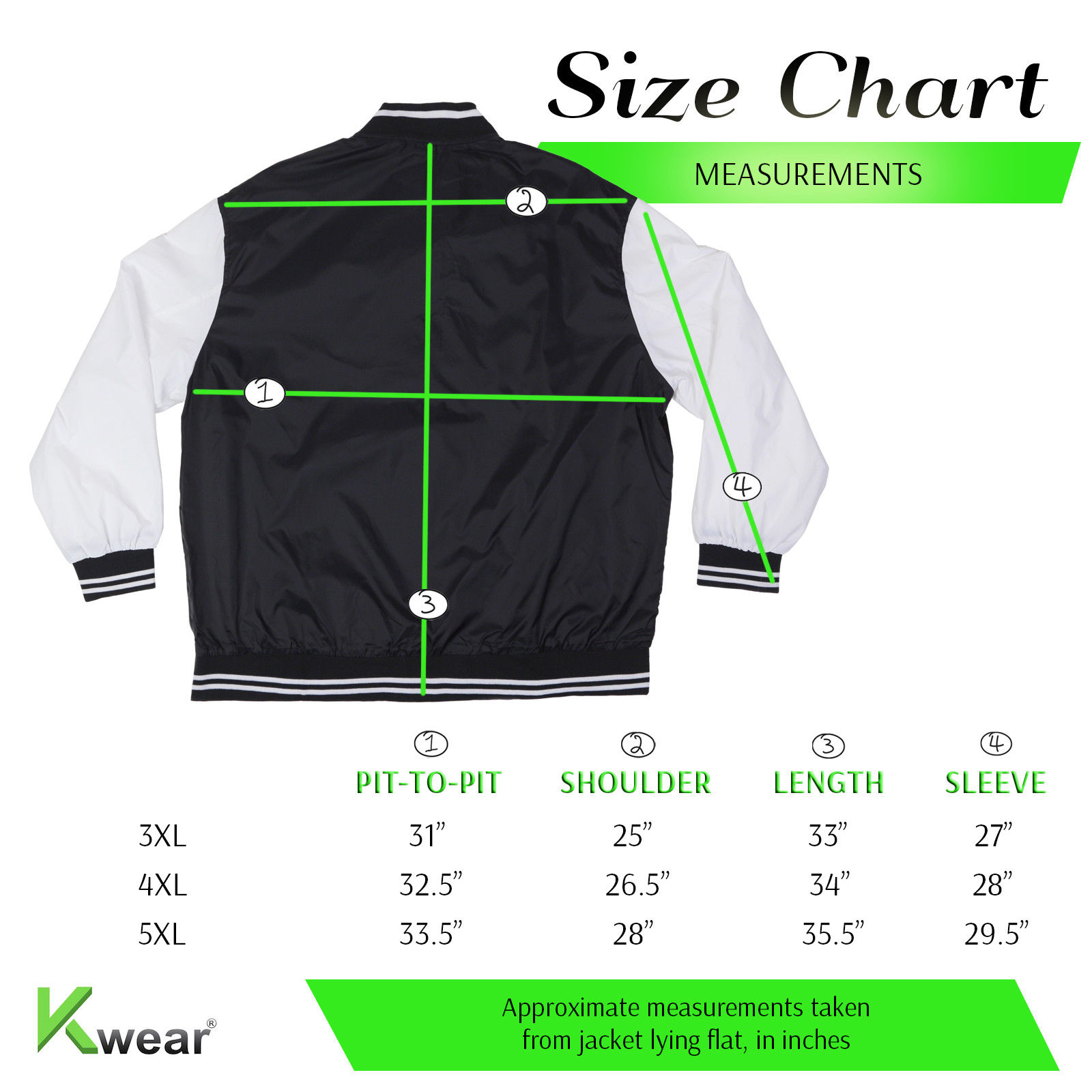 ROK Men's Big & Tall Plus Size Lightweight Nylon Zip Windbreaker Bomber  Jacket (Black / White,3XL)