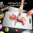 thumbnail image 2 of HLONK Cutting Board  100% Pure  Titanium Cutting Board - Cutting Edge Hygiene & Durability  Double Sided Medical-Grade Titanium Cutting   Cutting Boards for Kitchen, 2 of 6