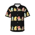 thumbnail image 1 of Fotbe Hello Summer Gnome Camisa Hawaiana para Hombre Unisex – Camisa Casual de Verano con Botones de Manga Corta de Algodón y Lino,Medium, 1 of 7