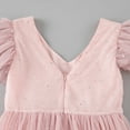 thumbnail image 5 of Eashery Baby Girl Dresses Crew Neck New Fashion Little Girl Dresses Pink 140, 5 of 5