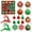 Red, variant on 40 Packs Shatterproof Christmas Decorations Ornaments with Hanging Loops for Christmas Tree Decoration Xmas Decor Holiday Wedding Party Hand-held Gift Package