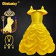 thumbnail image 1 of Vestido de La Bella y La Bestia para niñas, disfraz de Halloween y Navidad para niños, vestidos de fiesta de cumpleaños de Bella Durmiente Fivean unisex, 1 of 2