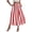 Red, variant on Womens Striped Maxi Skirt Trendy Elastic Waist Summer A Line Long Skirt Pleated Lightweight Loose Flowy Beach Vacation Outfits