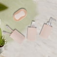 thumbnail image 3 of Unique Bargains 1 Set Durable Round Bathroom Kit for Bathroom Pink Plastic, 3 of 4
