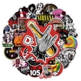 thumbnail image 4 of 50 pegatinas de banda de rock legendaria – pegatinas de metal pesado – pegatinas de banda para adultos, pegatinas y calcomanías de rock, pegatinas de guitarra, pegatinas de música rock, 4 of 5