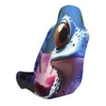 thumbnail image 2 of Wukai Colorful Frog Among Flowers Full Set Car Seat Covers with Soft Padding Universal Auto Front Seats Protector and Cushion Mat, 2 of 5