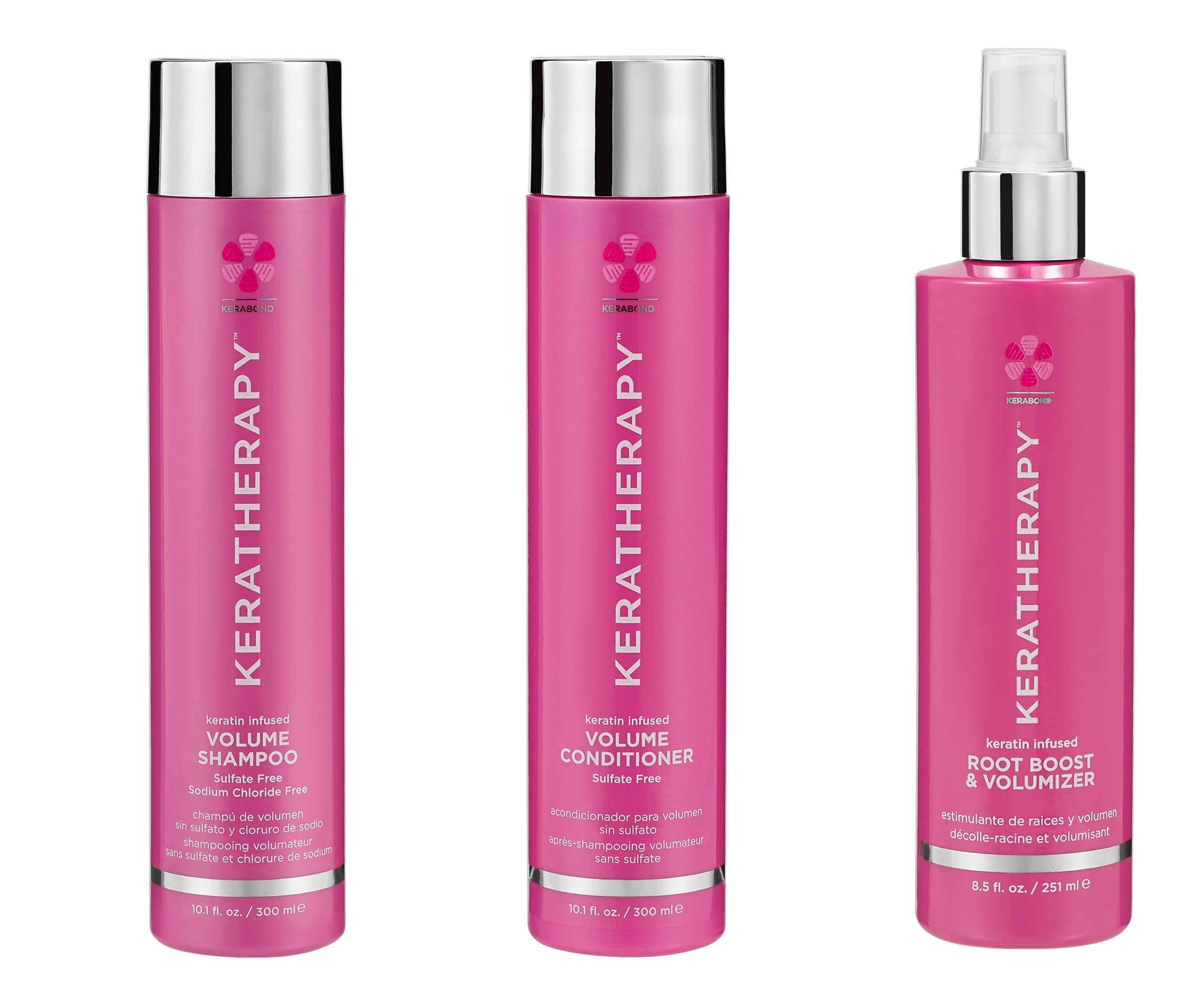 Keratherapy keratin infused Volume Shampoo and Conditioner 10 oz each