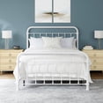 thumbnail image 5 of Hillsdale Furniture Kirkwood Classic Metal Queen Bed with Frame, Soft White, 5 of 14