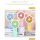 thumbnail image 3 of Fan Usb Handheld Folding Mini Fan Student Small Electric Fan Portable Rechargeable Small Fan (blue, 1 Pack), 3 of 3