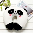 thumbnail image 3 of Cabeza de apoyo para el cuello de almohada de viaje en forma de U de dibujos animados multicolor (Panda) Ndcxsfigh Nuevos Originales, 3 of 6