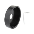 thumbnail image 2 of Cubierta de tapa de tanque de agua para motocicleta, cubierta de tanque de agua de aleación de aluminio, cubierta decorativa para x350 2023 Negro, 2 of 8