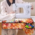 thumbnail image 4 of HELLHERO Maple Leaf Music Pattern Sewing Machine Mat Waterproof Fabric Storage Protective Mat for Friend Family Gift, 4 of 5