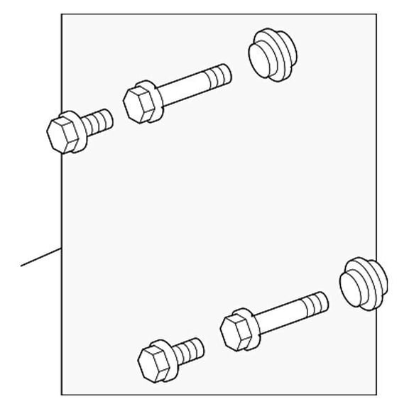Mopar 68003777AA Disc Brake Caliper Guide Pin Kit