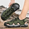 thumbnail image 6 of YOURDIARY Mens Outdoor Sport Sandals Closed Toe Lightweight Waterproof Hiking Walking Beach Shoes, 6 of 8