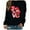 Black2, variant on Awdenio Fashion Sweatshirt For Women Casual Valentine's Day Print Round Neck Long Sleeve Pullover Sweatshirt Tops