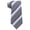 Grey - gray, variant on Kenneth Cole Mens Denim Accent Stripe Self-tied Necktie, Grey, One Size