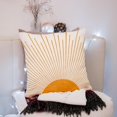 thumbnail image 2 of Boho Pillows，Boho Sun Pillow Cover16x16,Boho Couch Pillows, Boho Sun Decor for Home Bedroom Living Room（Yellow）, 2 of 5
