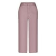 thumbnail image 5 of ShomPort Womens Golf Pants Business Casual Loose Stretchy Work Cropped Trousers Lightweight Athletic Business Pants, 5 of 5