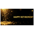 thumbnail image 6 of Black Background Happy Retirement Banner with Golden Stars and Sparkles Party Decorations Photography Props Backdrop for Retirement Parties Celebrations Gatherings Events, 6 of 8