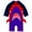 Purple, variant on EQWLJWE Swimming Suits For Kids Toddler Baby Boys Swimwear Long Sleeve Fish Modelling Printed Hoody One-piece Swimming Suit