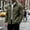 (Casual 20)Army Green, variant on Mans Canvas Utility Field Jacket, Lapel Collar Long Sleeve Casual Outerwear, Solid Color Regular Fit Coat with Pockets for Daily Wear, Light Hiking and Casual Trips