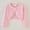 Pink, variant on Girls Long Sleeve Cardigan Sweater Girls Button Closure Knitted Cable Cardigan Pink 6-7 Years