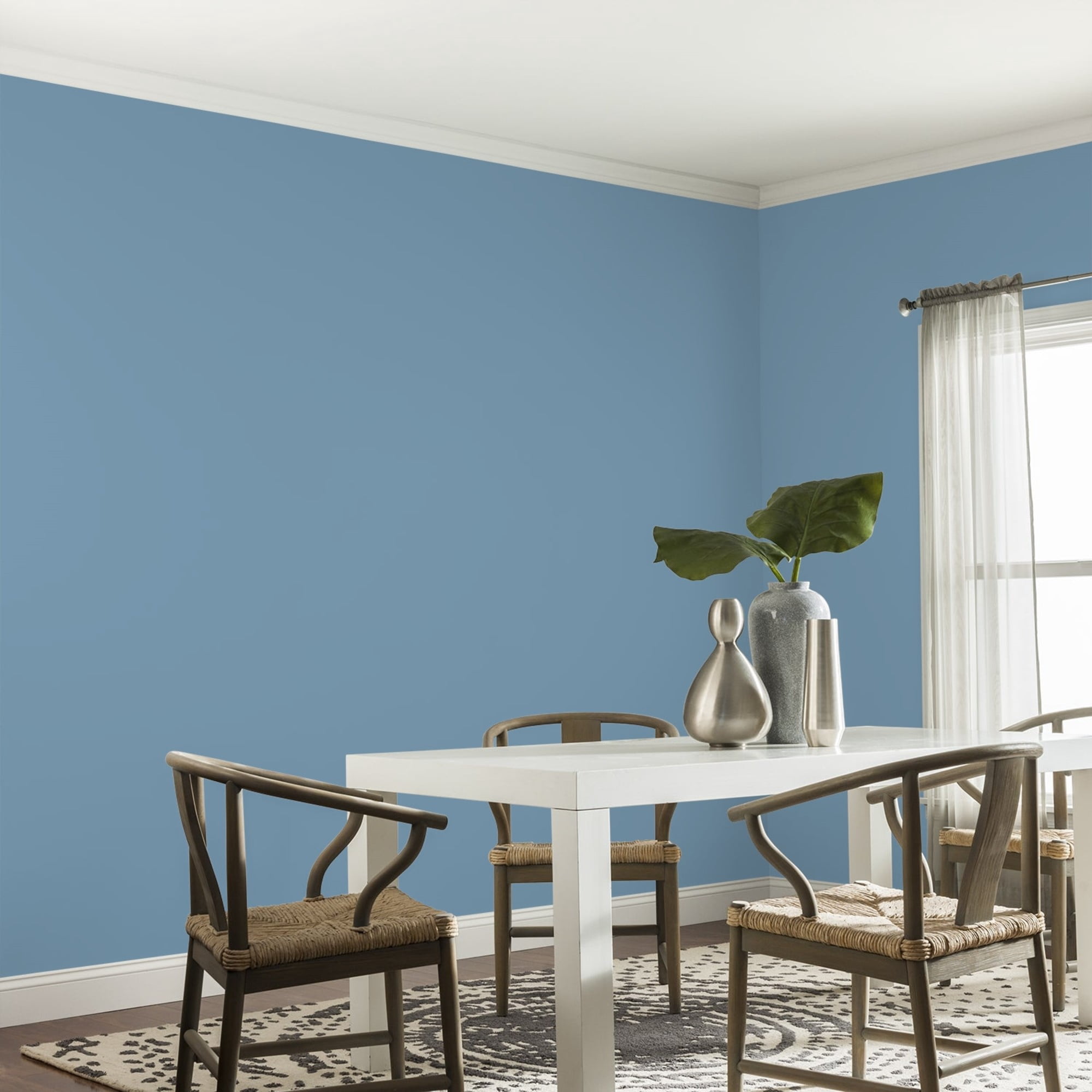 Glidden HEP American Anthem / Blue, Eggshell Interior Paint with Primer, 1 Gallon