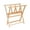 BeechWood Finish, variant on Creative Mark Folding Wood Print Rack, Walnut Finish, Book Display, Paint Storage, Art Drying Rack, 28" H × 16" L × 25.5" W, Holds 24" x 36" Artwork, Folds for Easy Storage