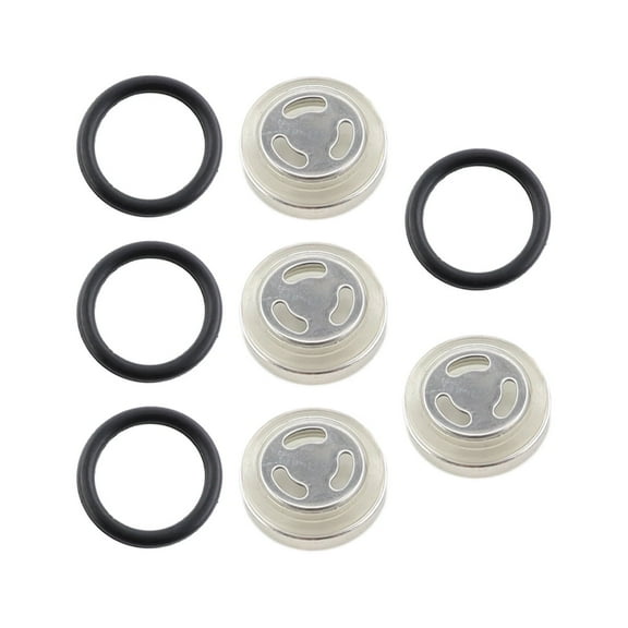 4pack 18mm Motorcycle Bike Brake Master Cylinder Reservoir Sight Glass With Len & Rubber Gasket for Honda Motorcycle