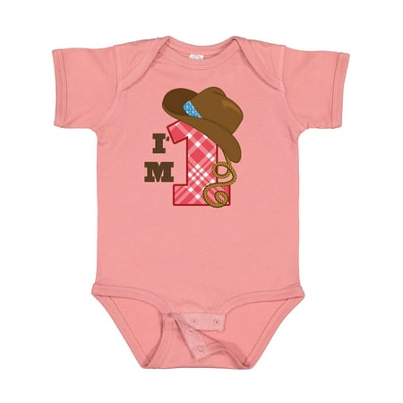

Inktastic Cowboy 1st Birthday Western Gift Baby Boy Bodysuit