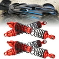 thumbnail image 4 of M Buder Amortiguadores RC De Aleación De Aluminio 1/10 Para Coche De Control Remoto Delanteros Y Traseros Duraderos Con Rendimiento Estable Color Rojo (11.00 cm / 4.33 inches), 4 of 9