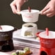thumbnail image 4 of Cupón de chocolate para helados, vaso de cerámica resistente, diseño elegante, para hogar, ideal para reuniones familiares, acero inoxidable, para fiestas, vaso de bebidas, material de calidad, uso, 4 of 9