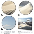 thumbnail image 3 of Designart "Desert White Dunes VIII" Landscapes Floater Framed Wall Art Print, 3 of 7