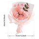thumbnail image 3 of Ramo De 3 Claveles Hecho A Mano Con Flores De Ganchillo, Para Un Hogar Atemporal Y Un Día Feliz, 3 of 8