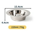 thumbnail image 2 of 2 cuencos de acero inoxidable para perros, comedero lento para perros, para dejar de tragar comida y agua para perros, 2 of 5