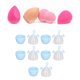 thumbnail image 5 of Estuches De Almacenamiento Para Licuadoras De Maquillaje, Azul, 5 Piezas, Soportes Para Esponjas De Maquillaje A Prueba De Fugas, Dibujos Animados Portátiles Para Viajar,, 5 of 7