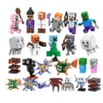 thumbnail image 3 of MOC Creative My game world Steve Alex Golem Enderman Zombie mushroom Mini Figura De Acción s Juguete De Para Niños Regalo, 3 of 4