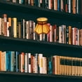 thumbnail image 6 of Kiven Cordless Bookshelf Lamp, 1-Light Rechargeable Bookcase Lighting with White Fabric Lampshade, Farmhouse Decorative Bookend, Cordless Table Lamp for Bedside Bookshelf Home Decor DZ00329-802, 6 of 8