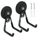 thumbnail image 1 of Uxcell 2-Pack Ganchos Magnéticos Fuertes para Garaje, Ganchos de Almacenamiento con Recubrimiento Antideslizante de Goma [Naranja], 1 of 1