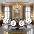 thumbnail image 3 of Cubiertas de Candelabro Uxcell - Cubiertas de Socket de Candelabro de Metal, Manga de Lámpara para Luces Colgantes, Lámparas de Techo y de Mesa Bronce 1 0.94 in, 3 of 7