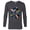 Charcoal Heather, variant on Marvel Spider-Man: Across the Spider-Verse Spider-Punk Web - Long Sleeve T-Shirt for Men - Customized-White