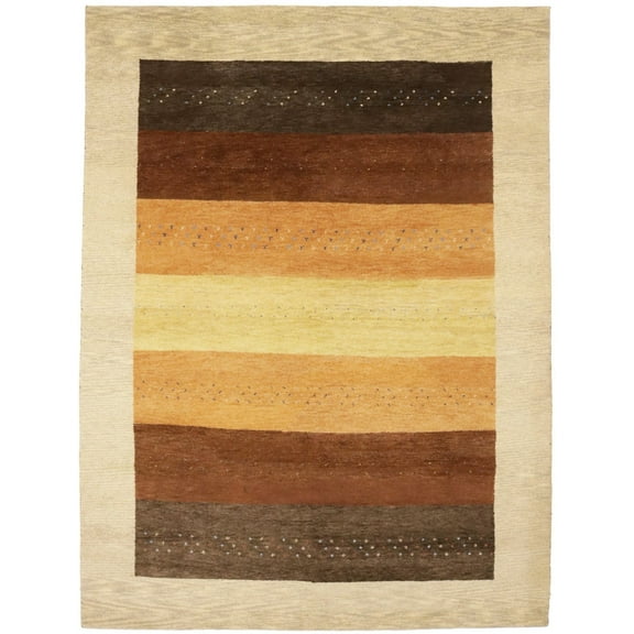Multicolored Tribal 8X11 Indo-Gabbeh Oriental Rug