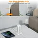 thumbnail image 2 of Regleta de alimentación de torre con enchufe plano con 11 tomas, 3 USB (1 USB C), torre protectora contra sobretensiones TESSAN 1625 W/13 A, protección 1050 J, cable de extensión de 6 pies con múltipl, 2 of 5