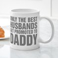 thumbnail image 3 of CafePress - Only The Best Husbands Get Promoted To Mug - 11 oz Ceramic Mug - Novelty Coffee Tea Cup, 3 of 4