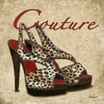 thumbnail image 3 of Gango Home Decor Leopard Print Shoe and Purse Fashion Wall Art; Two Red 12x12in Art Prints in Black Frames, 3 of 6