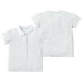 thumbnail image 3 of WOLLED 2-8Y Toddler Baby Girls Casual T-Shirt Lapel Short Sleeve Shirt Summer Loose Blouse Top, 3 of 10