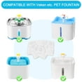 thumbnail image 3 of DEWEL Activated Carbon Cat Water Fountain Filters, 33.6 fl oz for Veken Automatic Cat Water Fountain Dog Water Dispensers, 8 pack, 3 of 11