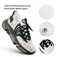 thumbnail image 4 of Leaf Background Walking Shoes for Men Woman Lightweight Tennis Fashion Elastic Sports Shoes Cushion Basketball Shoes, 4 of 7