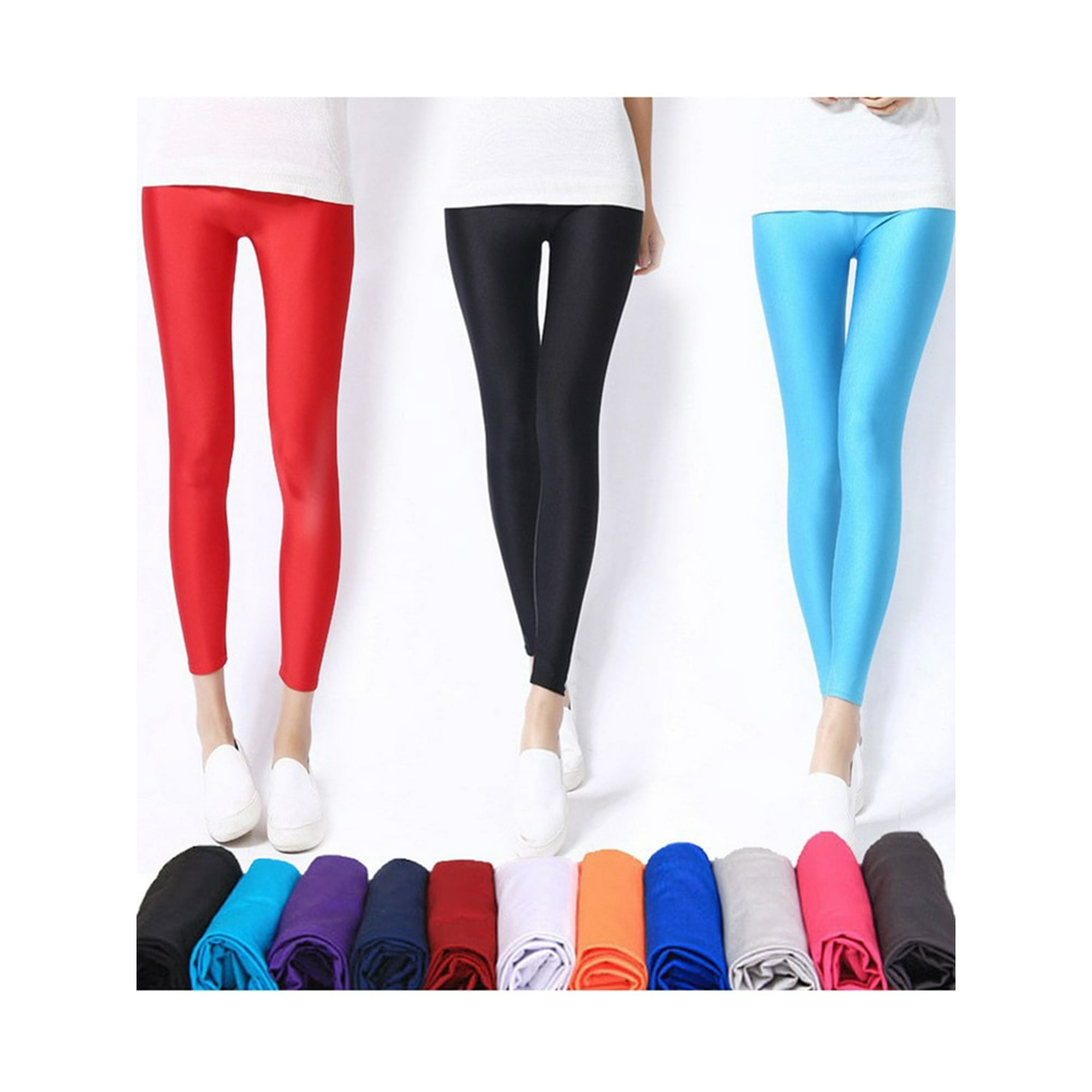 Legging lycra noir brillant best sale